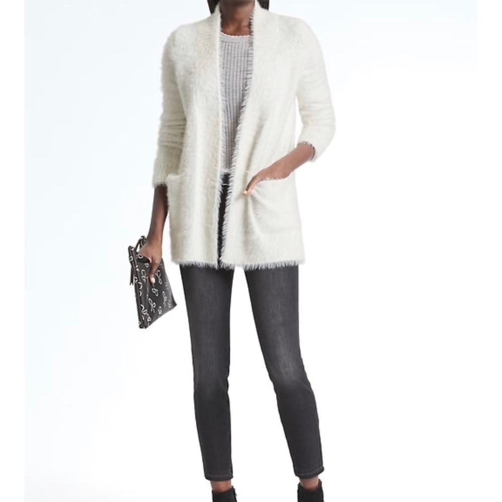BNWT Banana Republic Open Eyelash Cardigan
